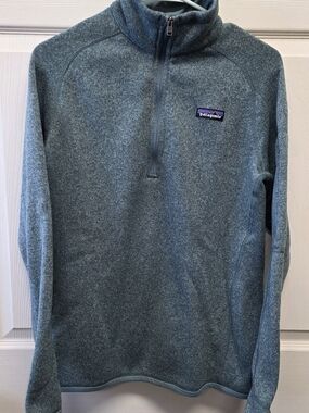 Patagonia Better Sweater Quarter-Zip Fleece Pullover - Teal Green Heather